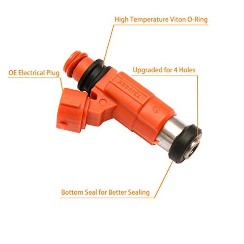 NEW 4pcs CDH210 Original core Fuel Injector For Yamaha Outboard 115HP Mitsubishi Eclipse