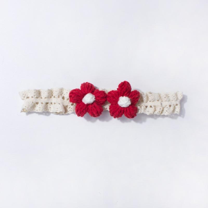 New lace baby headband, cute flower children's headscarf, thin soft baby hair accessories