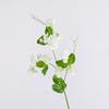 Plastic Artificial Pea Flowers 55cm Fake Flower Silk Pea Blossom Branch  Office Desktop Decoration