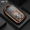 Fashion Tpu Car Remote Key Case Cover Shell For Honda Crv Cr-V Fit Civic Accord Hr-V Hrv City Odyssey Xr-V Protected Keyless Fob