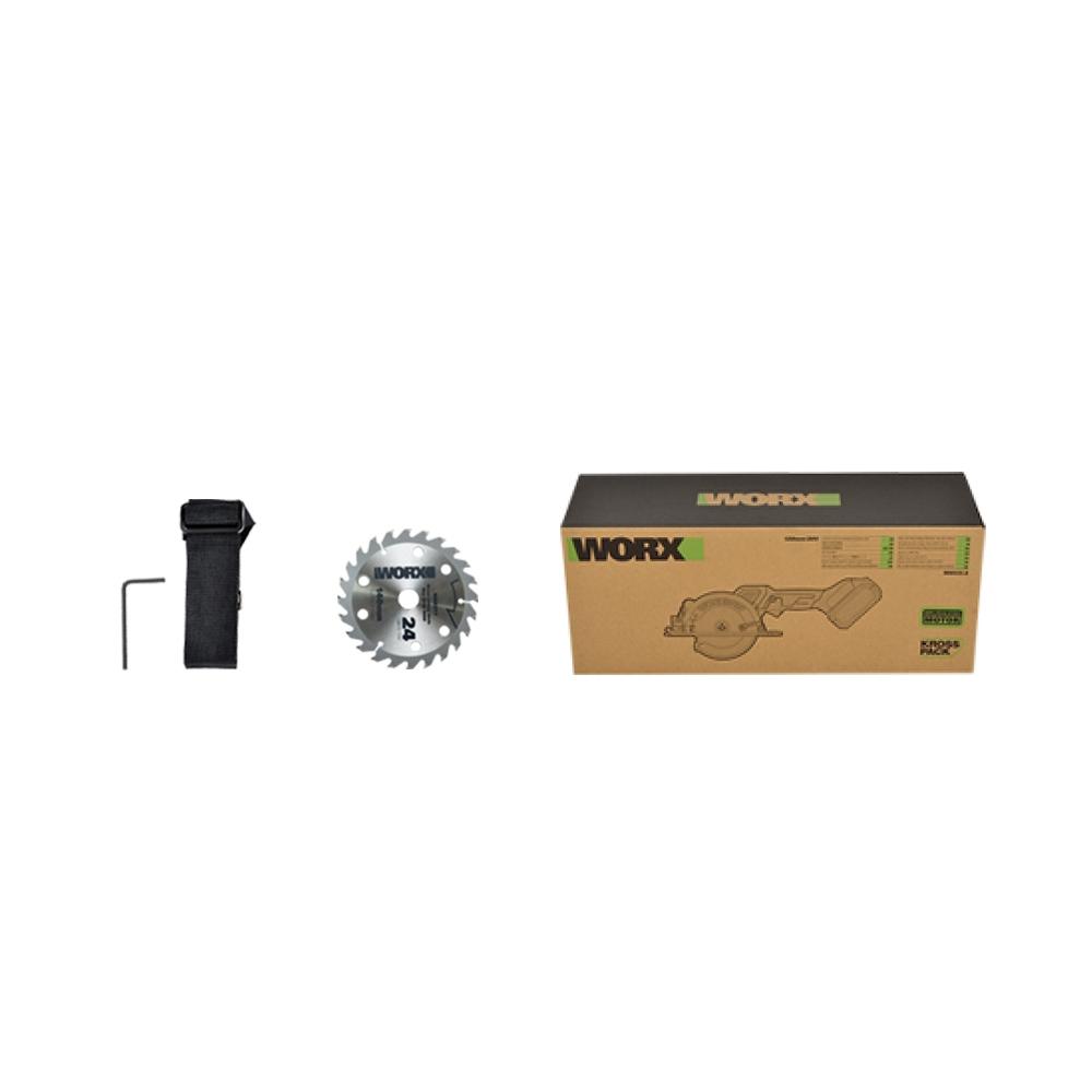 Works rechargeable circular saw 20V BL 4.5 inch bear tool WU533.9