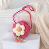 Süße florale Sommer-Strohhut-gewebte Crossbody-Mini-Tasche 2025