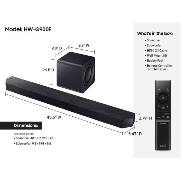 Soundbar Samsung HW-Q900F/ZF 5