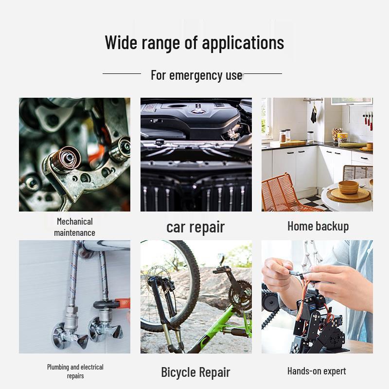 Compact Folding Multi-Tool Set: Metric & Imperial Hex, Torx, Screwdriver