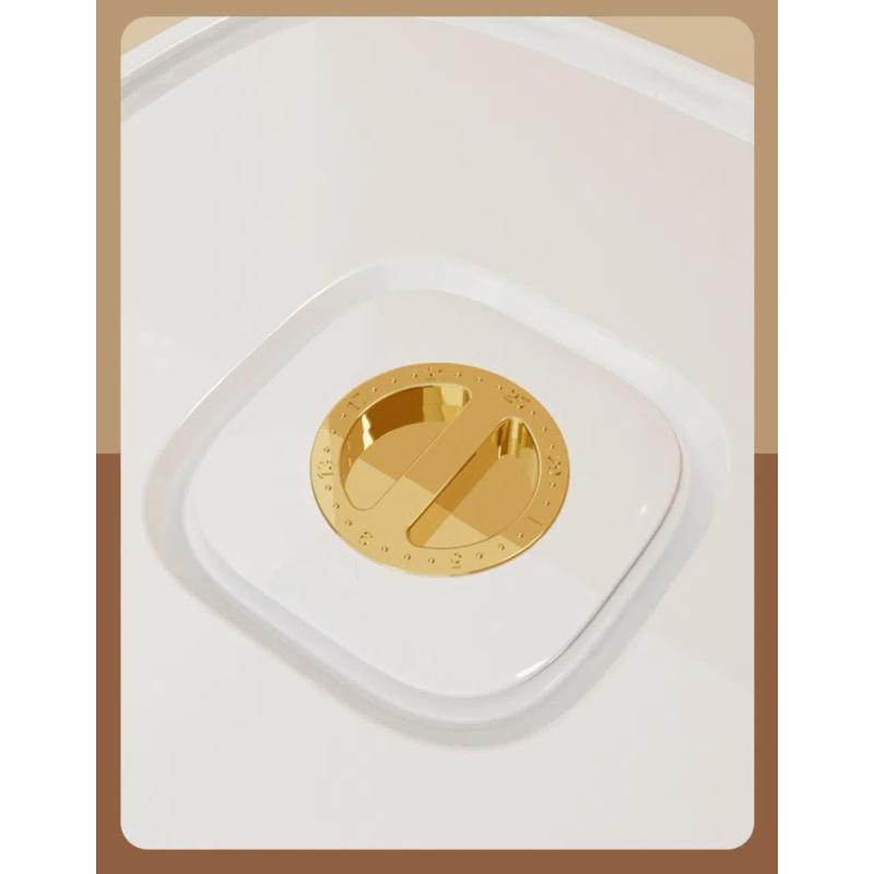 Rice Bucket Household Insect-proof and Moisture-proof Sealed Canned Grain Rice Storage Box Storage Box Flour Dog Food Cat Food