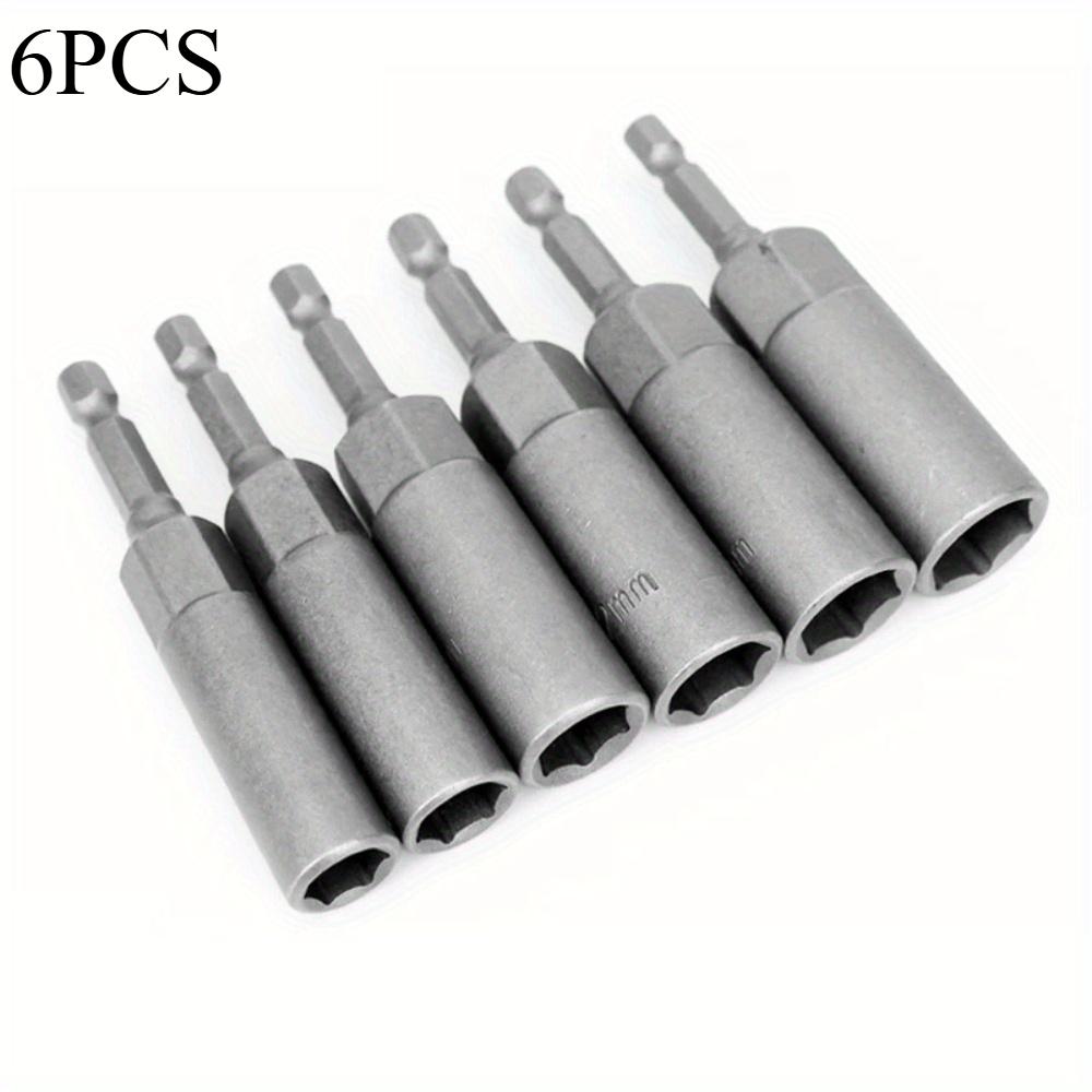 

6 шт. углубляющая втулка ветровая насадка насадка для втулки электрическая дрель пневматическая электрическая отвертка втулочный гаечный ключ шестигранная насадка для гайки