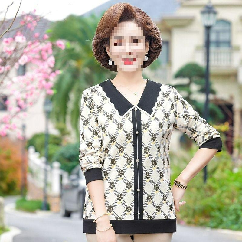 Весенне-осенняя женская рубашка в западном стиле, маленькая рубашка с длинным рукавом, женская базовая рубашка 5XL чёрный