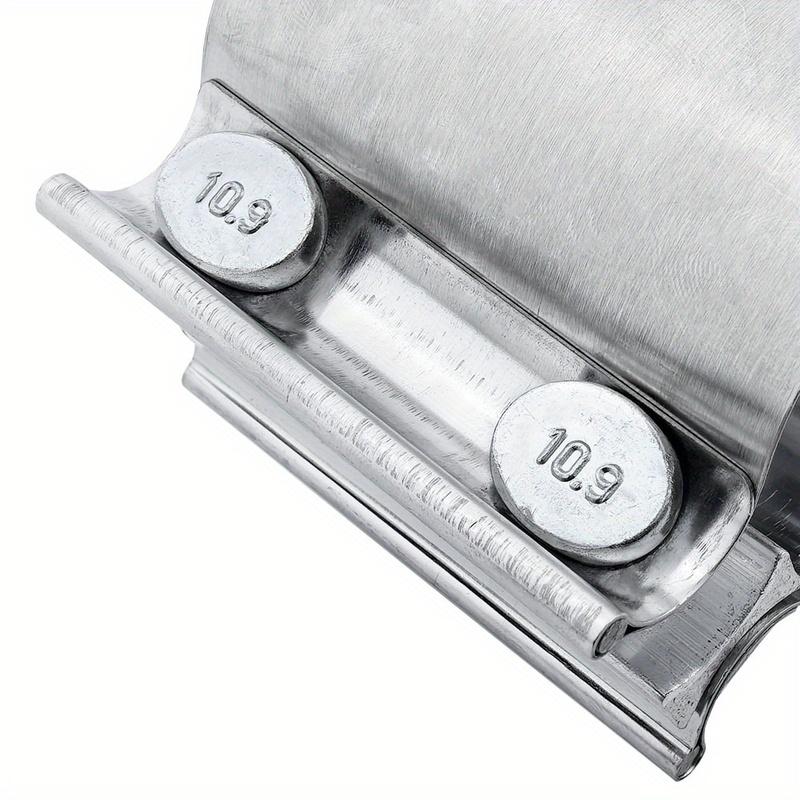 1PC Heavy-Duty Exhaust Pipe Clamp Durable Car Exhaust System Repair Thickened And Reinforced Stainless Steel Clamp 50MM