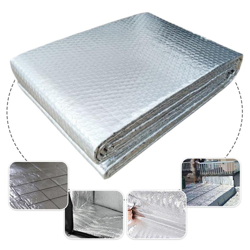 

5M Aluminum Foil Insulation Film Radiator Heat Reflector Energy Saving Film Pad Reflector Back Foil Heat Reflective Home Decor