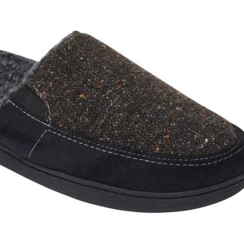 Keanu Men's Tweed Slip-on Mule Slippers