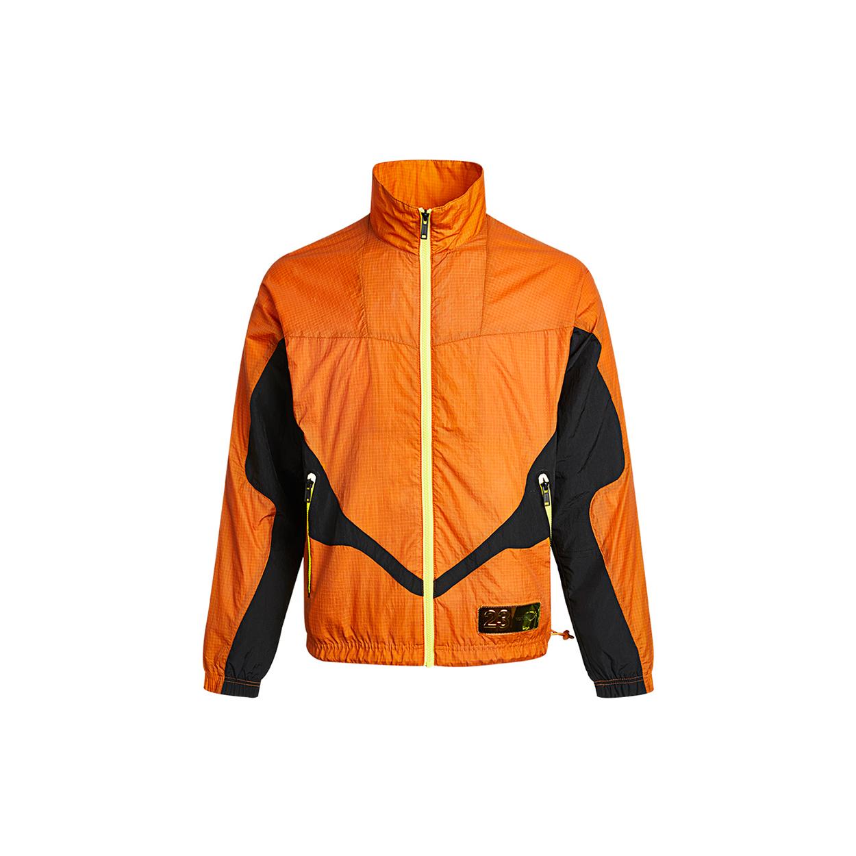 Jordan Jackets Men s Orange Stand Collar Moderate Other CV2867-875 M