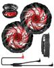 21V Workwear Slim Fan Unit with DC Connection Quiet Heatstroke 9cm Includes Japanese Instruction Manual Air-Conditioned Fan, Cable, Operation,