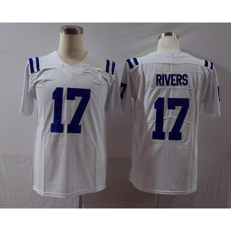 Camiseta Deportiva Fan NFL Indianapolis Colts para Hombre y Mujer, Mezcla de Algodón, con Números de Jugador 2 13 12 17 25