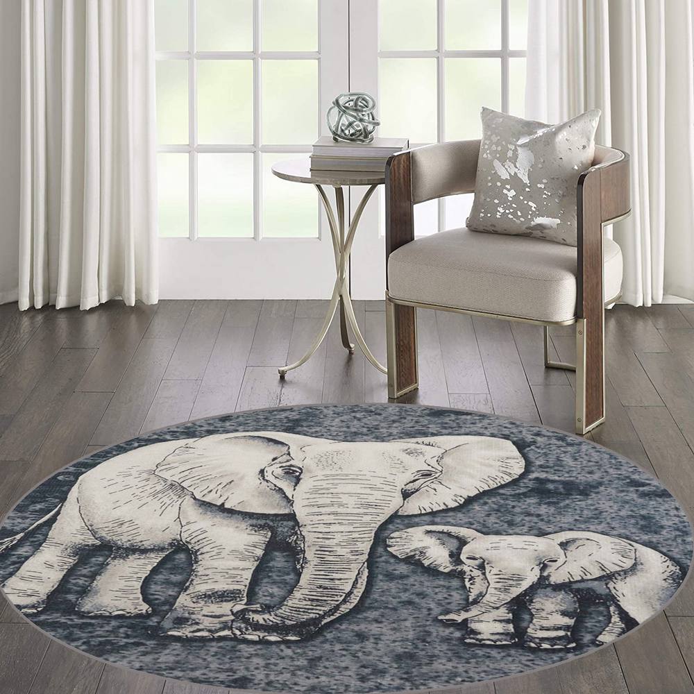 

Mosimoso Home RC1413 Ковер с принтом на подошве в горошек 100x100 cm