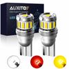 2PCS T10 W5W LED Bulbs Red Canbus 194 168 LED Clearance Yellow Light Car Interior Reading Door Trunk License Plate Lamp 6500K Dome Lights 6