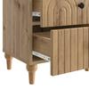 Nightstand Artisan Oak 43 x 34.5 x 48 cm Engineered Wood