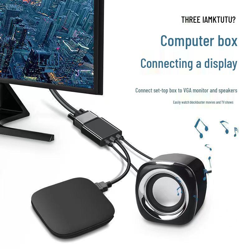 1080p HDMI zu VGA Konverter für Laptop - Schnelle Lieferung
