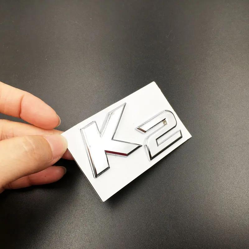 AAAGT1 NEW 1PCS 3D Metal Car Styling Sticker For KIA K2 K3 K4 K5 KX7 Car Tail Car Trunk Front Door Side Emblem Sticker