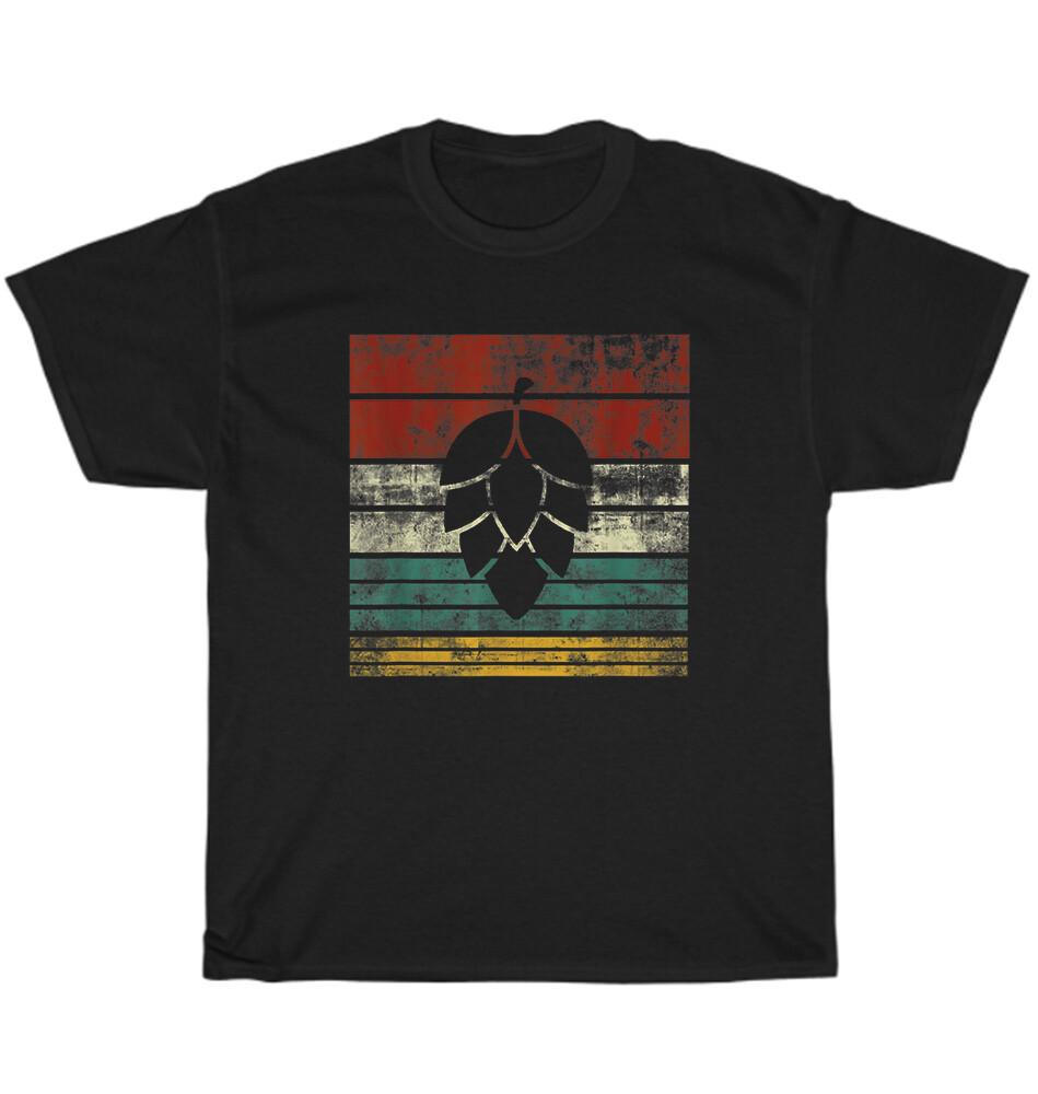 

Винтажная Ретро Футболка для Любителей Хмельного Пива с Листом Хмеля Унисекс Подарок L