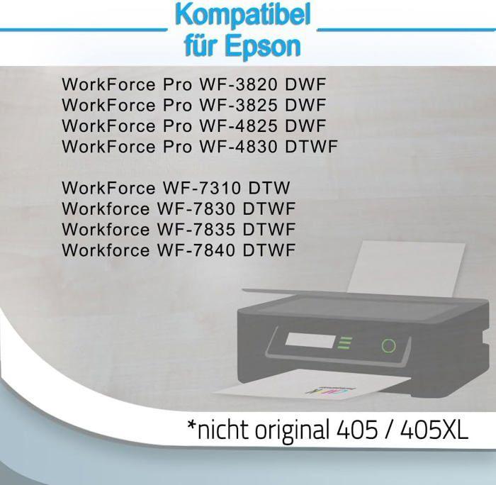 Compatible Cartridges - Epson No. 405XL - Pack of 5 - Multi-color - Inkjet