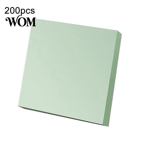 Non-residue Adhesive Notes Morandi Colored Memo Notes, Smooth Writing Paper, Indexing And High-end Decorating Notebooks Note, for Office School