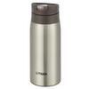 Tiger Vacuum Flask (TIGER) 350ml Sahara Mug Stainless Steel Water Bottle, One-Touch Operated, Lightweight, Clear Stainless Steel, MCX-A352XC
