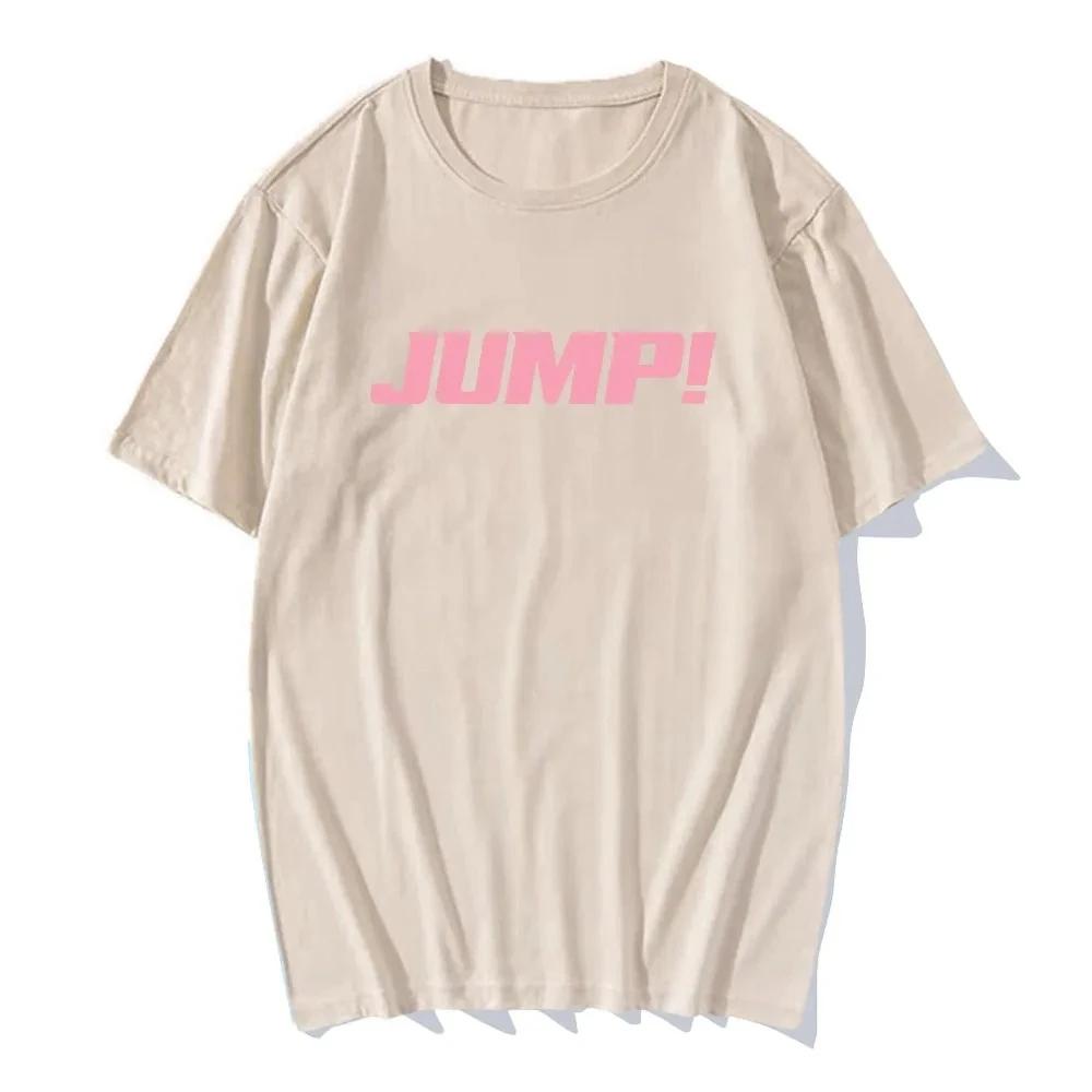 Jump Single Graphic 2025 T-shirt Band and Pink Korean Girls' Band Tshirts Fashion Short Sleeve T Shirt Women Clothing