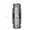 CRANKBROTHERS Tragbares Fahrrad Multi-5 Multitool, Nickel/Schwarz