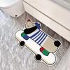 Dachshund Bathroom Floor Mat Absorbent Non-slip Carpet Soft Diatom Mud Quick-drying Foot Mats Cute Home Decoration Rug Toilet