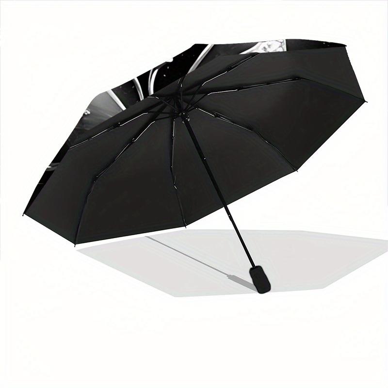 1pc Butterfly Automatic Opening/closing Umbrella with Auto Open/Close, Perfect Gift for Friends, Durable Plastic Handle Yy250801183