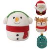 Squishmallow Plüschtier Weihnachtsmann Weich und Kuschelig Weihnachts Stofftier Puppe Für Kinder Geburtstagsgeschenk