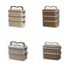 2/3 Layers Multi Layer Lunch Box Large Capacity Divided Food Storage Container  for Home