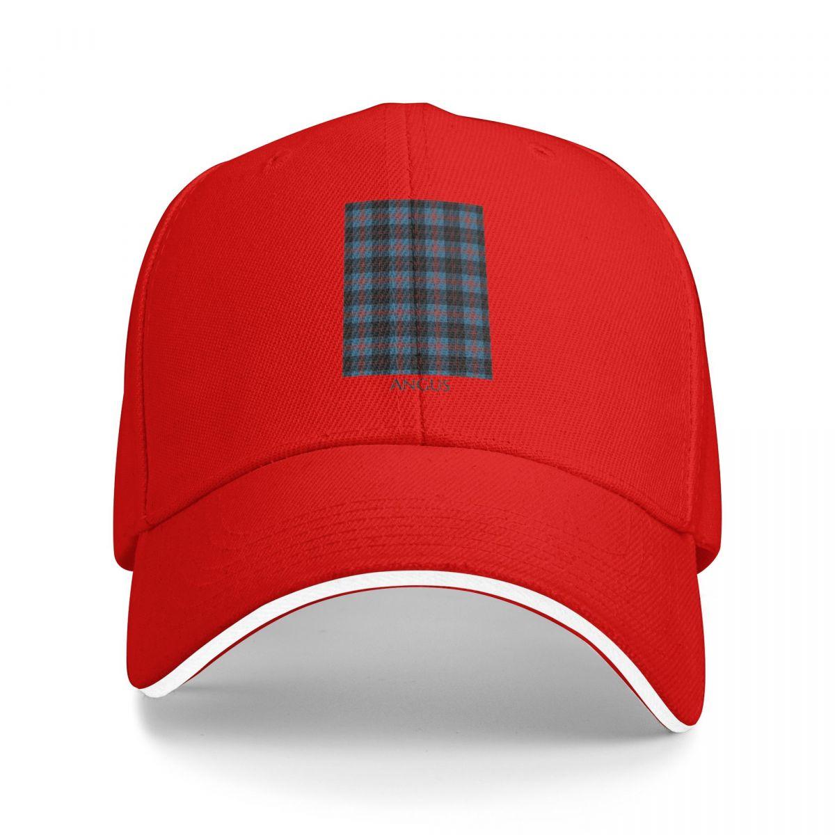 Unisex Baseball Hats Angus Scotland District Tartan  Summer Sports Baseball Caps Hip Hop Cap Casquette Polychromatic Hats One Size