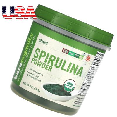 Bear Organic Spirulina Pulver Pulverisierte Algen Wirksamkeit 227g 1 Einheit