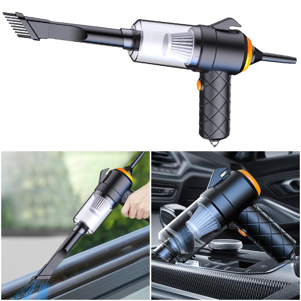 6 In 1 Blowing & Suction Vacuum Cleaner 3500PA Strong Suction Portable Cordless Cleaner for Car Home Keyboard Cleaning