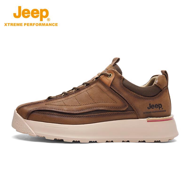 Jeep Men s Breathable Thick-Sole Casual Sneakers 41