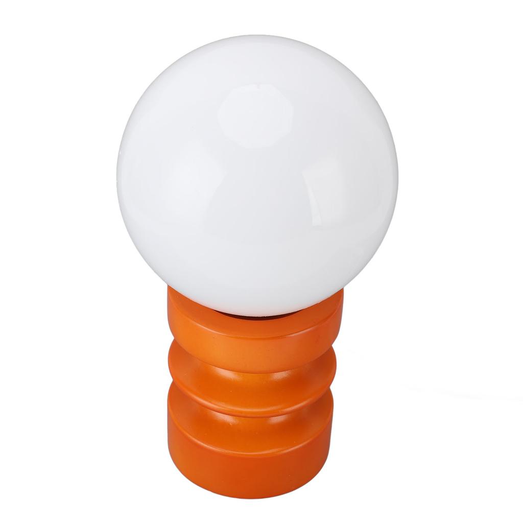Retro Stolná lampa Dekoratívne sklenené tienidlo Drevená základňa USB Malé nočné svetlo na nočný stolík do spálne
