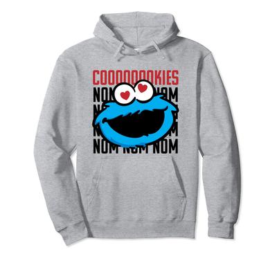 Sesame Street Cookie Monster Coooooookies Hoodie