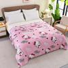 Thickened Flannel Blanket With Snowflake Fleece, Conditioning Blanket, Coral Fleece Event Gift Blanket