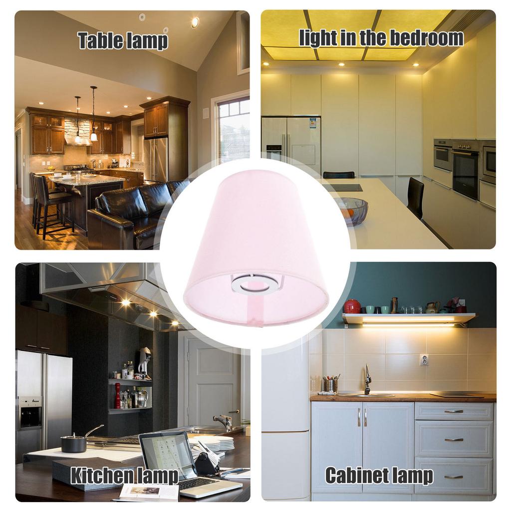 Macaron Lamp Shade Fabric Drum Pendant Light Shade for Bedroom Living Room Ceiling Wall Floor Table Chandelier Decorative Light