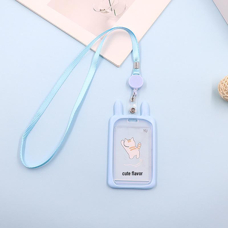 Creative Kitten Campus Retractable Lanyard ID & Access Card Holder