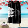 Serviette de plage impression d'art Épée Sasuke, Grande Serviette Douce à Séchage Rapide pour Plage Camping Natation