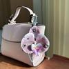 Creative Exquisite Simulation Phalaenopsis Orchid Keychain Pendant Backpack Hangings Decoration Accessories Gifts
