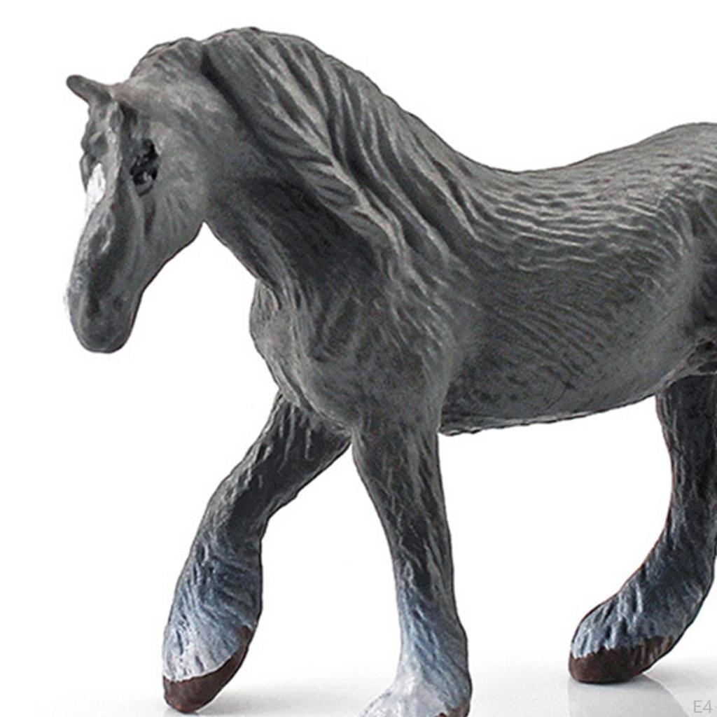 6 Pieces Horse Figure Models, Miniature Collection Party Favors Farm Animals Figures for