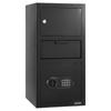 3.6 Cubic Feet Drop Safe, Large Capacity Front Drop Slot Safe Box with Digital Keypad, Heavy Duty 3 Tiers Cash Depository Box with Spare Keys for