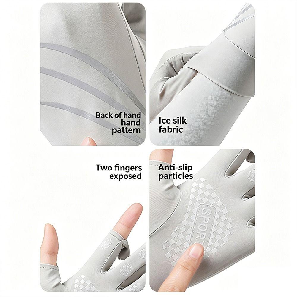 Touch Screen Cycling Gloves Sun Protection Driving Gloves Women Anti-uv Sun Gloves Outdoor Sports