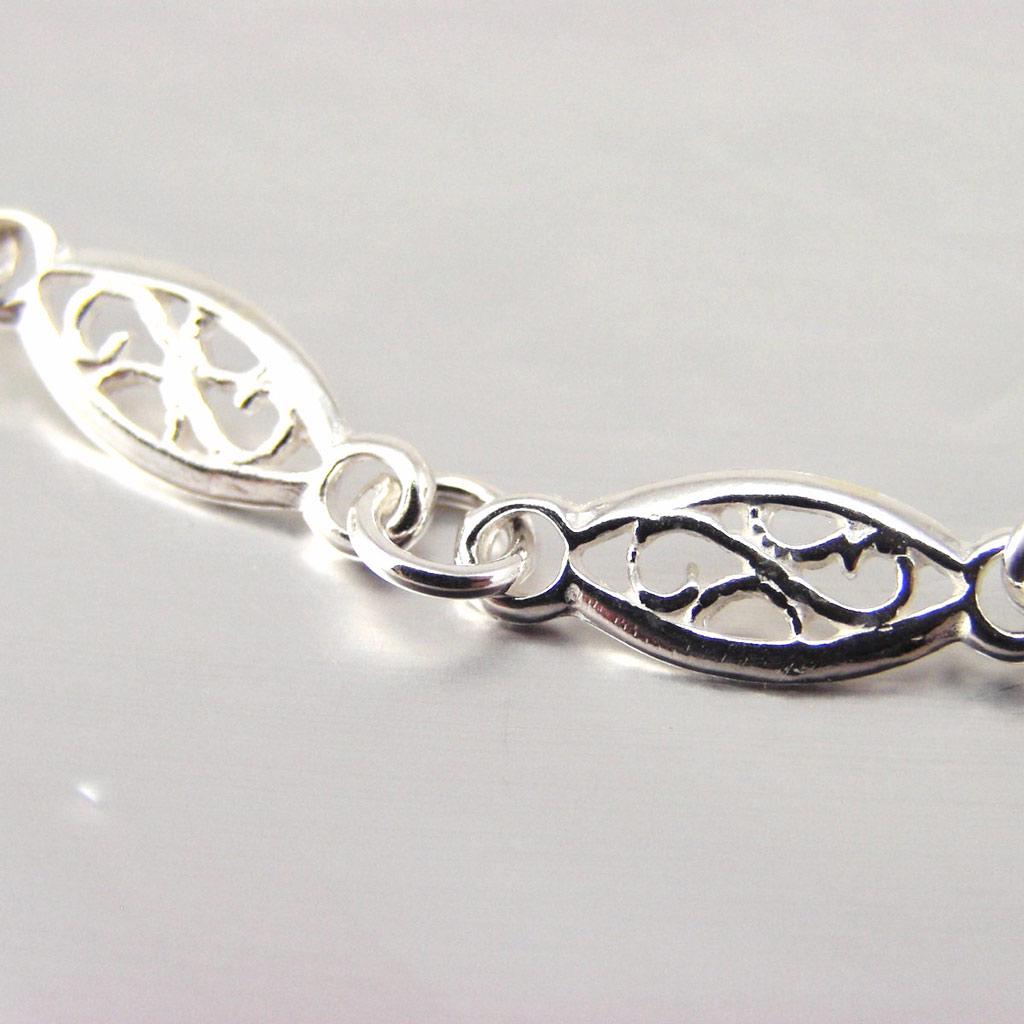 Les Trésors De Lily [F6721] - Silver Bracelet 'Filigranas'