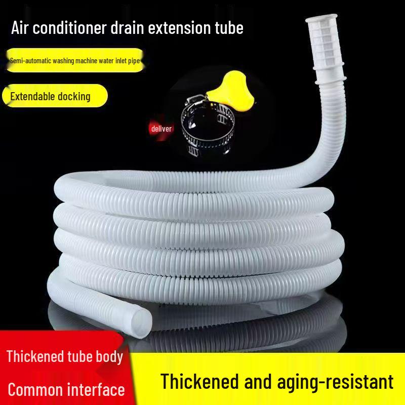Dual-Use Air Conditioner Drain & Washing Machine Inlet Hose Extension
