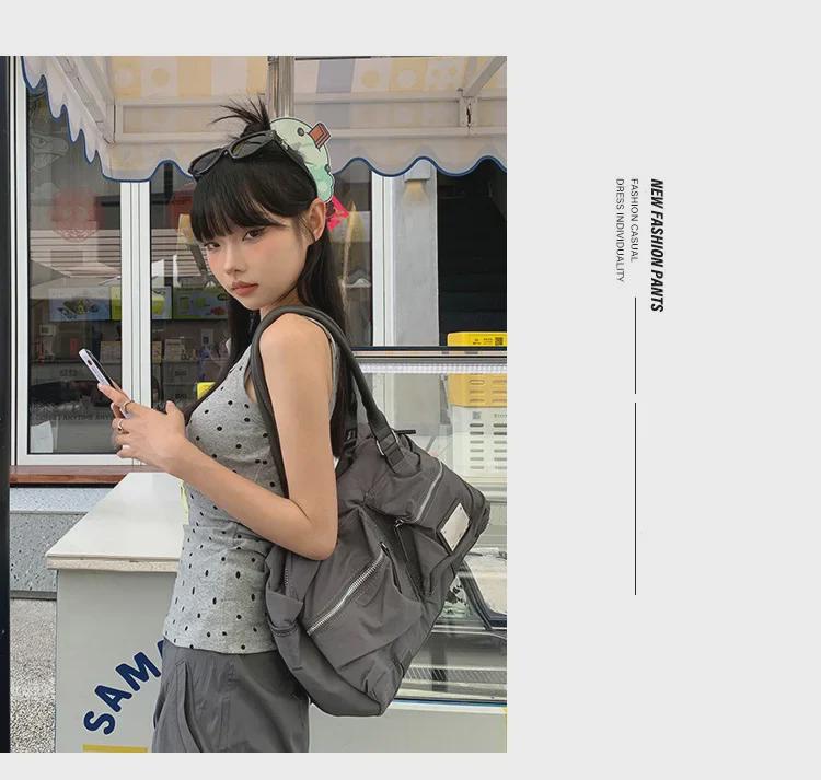 Jin Yin 3-Color Slimming Polka Dot Tank Top - Fashionable, Stretchy, Spicy Girl Style for Summer 2024