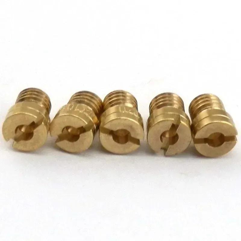 Packung mit 10 Stück 4mm 5mm Hauptdüse M4 M5 für GY6 50cc 139QMB PZ19 Keihin OKO KOSO PWK Mikuni Keihin Vergaser